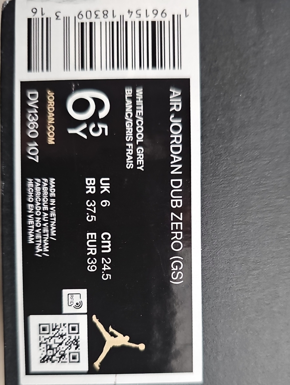 Air Jordan Dub Zero (GS) - Picture 6 of 6